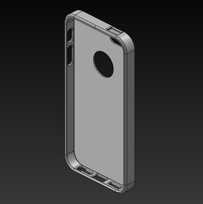 Download STL file Iphone 5 - 5S Basic Case • 3D printing design ・ Cults